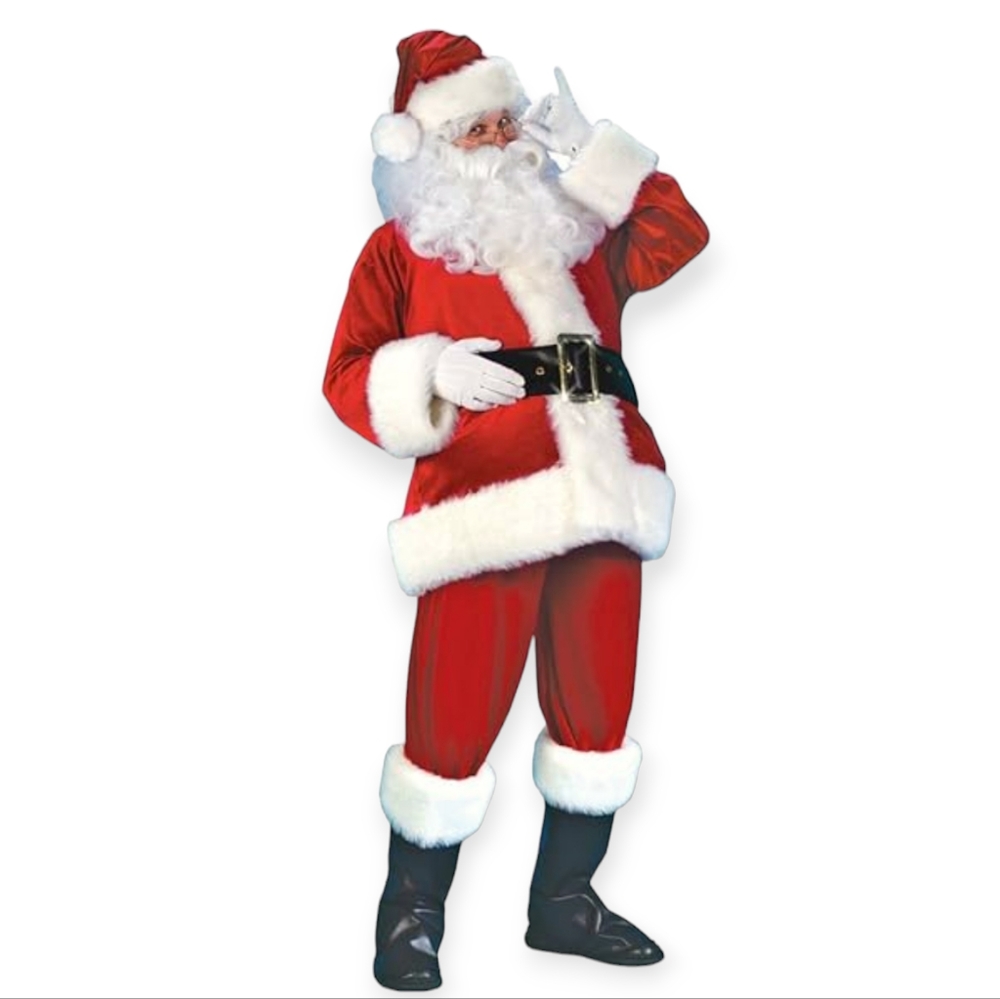 Men's Red Santa Claus Costume